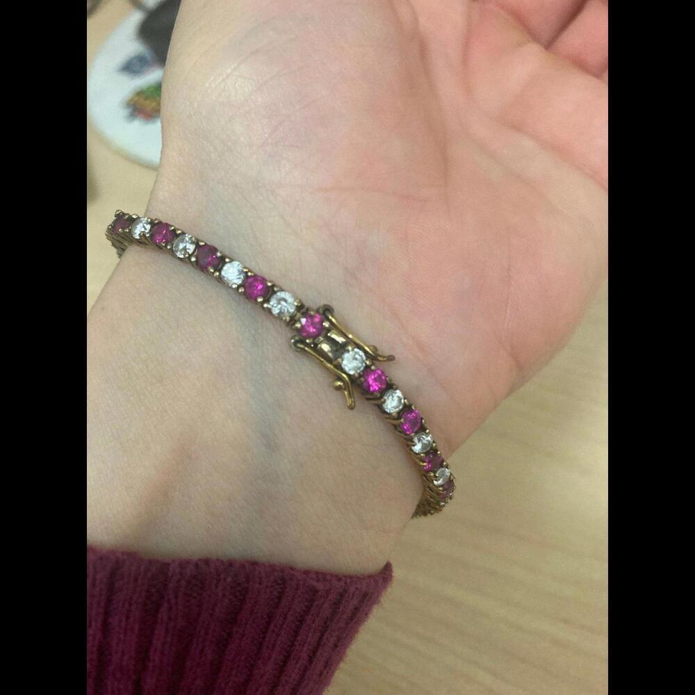 Ruby Tennis Bracelet - image 8